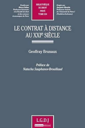 Beispielbild fr le contrat  distance au xxie sicle zum Verkauf von Gallix