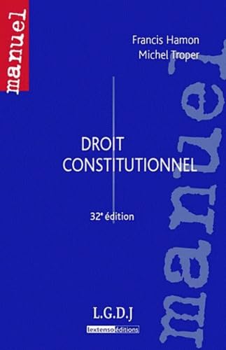 Stock image for Droit constitutionnel for sale by Ammareal