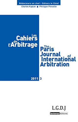 Stock image for Les Cahiers de l'Arbitrage, N 3/2011 : for sale by Revaluation Books