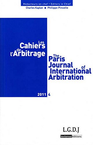 Stock image for Les Cahiers de l'Arbitrage, N 4/2011 : for sale by Revaluation Books