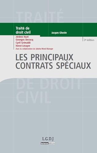 Beispielbild fr Les principaux contrats spciaux zum Verkauf von Revaluation Books