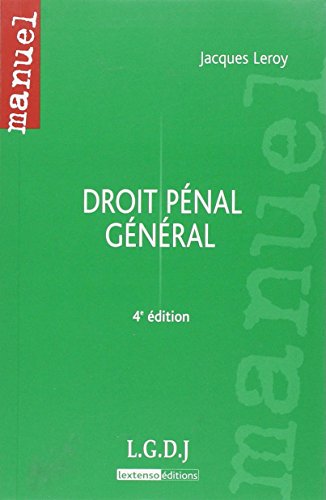 9782275038087: Droit pnal gnral