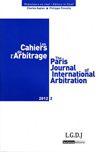 Stock image for Les Cahiers de l'Arbitrage, N 2/2012 : for sale by Revaluation Books