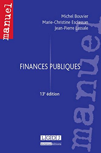 Stock image for Finances publiques, 13me Ed. for sale by Ammareal