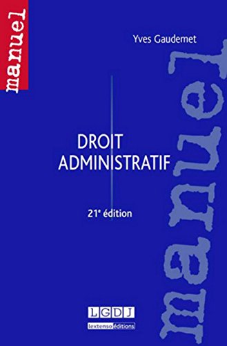 9782275039220: DROIT ADMINISTRATIF - 21ME DITION