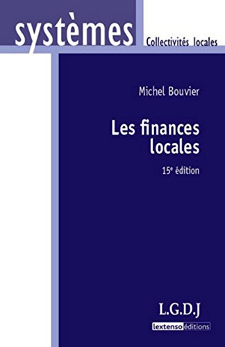 9782275039367: Les Finances locales, 15me dition