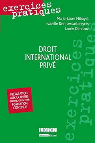 Beispielbild fr Exercices pratiques - Droit international priv zum Verkauf von Ammareal