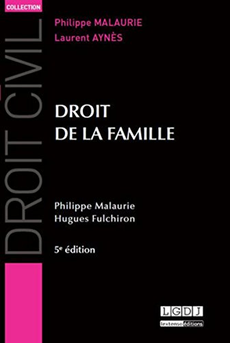 Beispielbild fr Droit de la famille, 5me Ed. zum Verkauf von Ammareal
