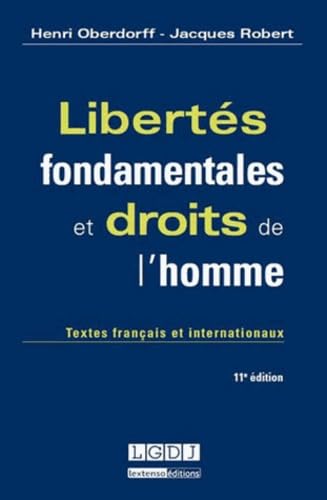 9782275040882: Liberts fondamentales et droits de l'homme: Textes franais et internationaux