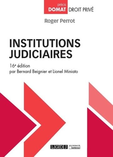 Beispielbild fr Institutions judiciaires zum Verkauf von Ammareal