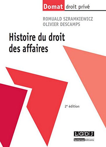 9782275041384: Histoire du droit des affaires