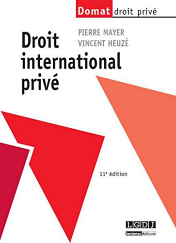 Imagen de archivo de Droit international priv a la venta por Ammareal