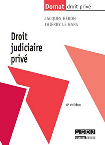 Stock image for Droit judiciaire priv, 6me Ed. for sale by Ammareal