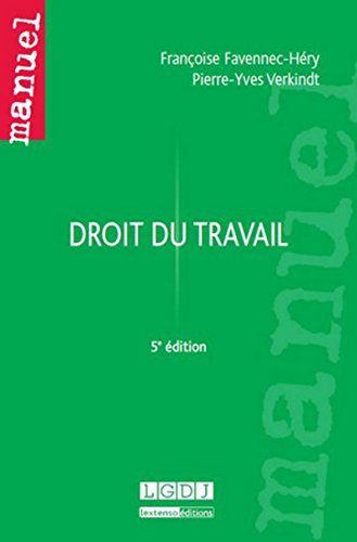 Stock image for Droit du travail, 5me Ed. for sale by Ammareal