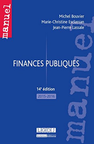 Beispielbild fr finances publiques 2015-2016 (14e dition) zum Verkauf von Chapitre.com : livres et presse ancienne