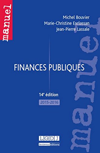 Stock image for Finances publiques, 14me Ed. for sale by LeLivreVert