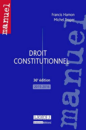Stock image for Droit constitutionnel for sale by medimops