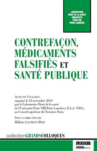 Stock image for contrefaon, mdicaments falsifis et sant publique for sale by Gallix