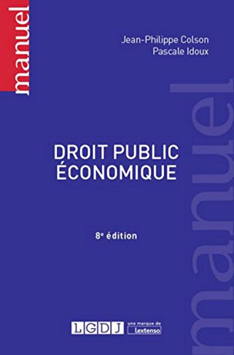 Beispielbild fr Droit public conomique, 8me Ed. zum Verkauf von Ammareal