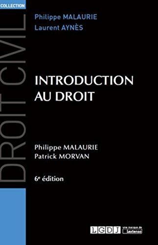 9782275045962: Introduction au droit, 6me Ed.
