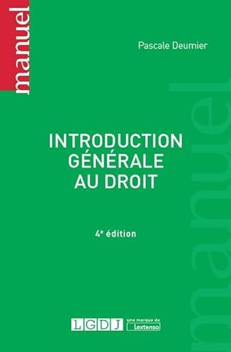 Beispielbild fr Introduction gnrale au droit zum Verkauf von Ammareal