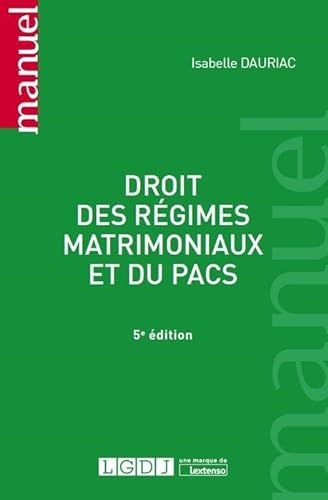 Stock image for Droit des rgimes matrimoniaux et du PACS for sale by Ammareal