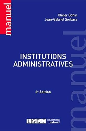 Stock image for Institutions administratives for sale by medimops