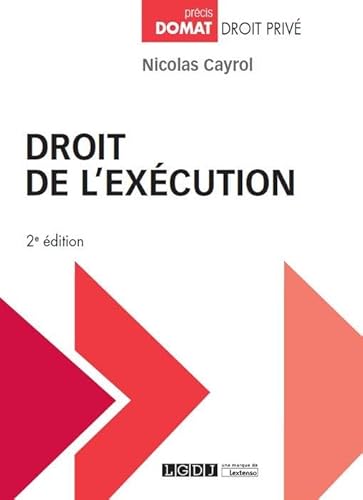 Stock image for DROIT DE L'EXCUTION - 2ME DITION for sale by Ammareal