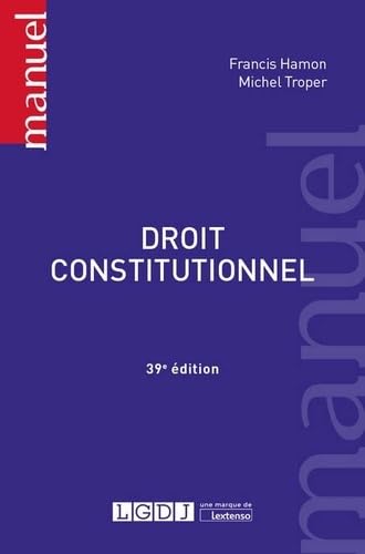 9782275054490: DROIT CONSTITUTIONNEL - 39EME EDITION