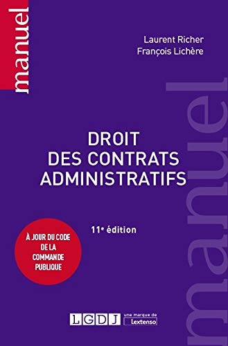 Stock image for Droit des contrats administratifs (2019) Richer, Laurent et Lichre, Franois for sale by BIBLIO-NET