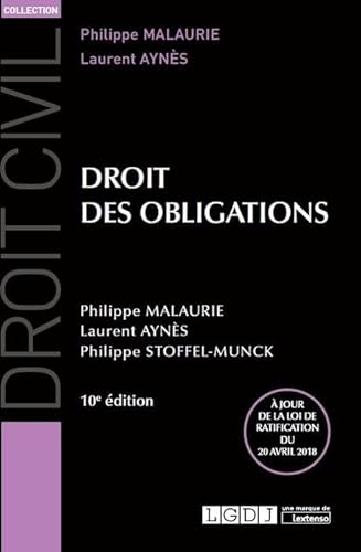 9782275061689: DROIT DES OBLIGATIONS - 10EME EDITION