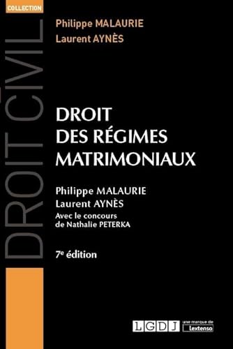 Beispielbild fr Droit des rgimes matrimoniaux (2019) zum Verkauf von Ammareal
