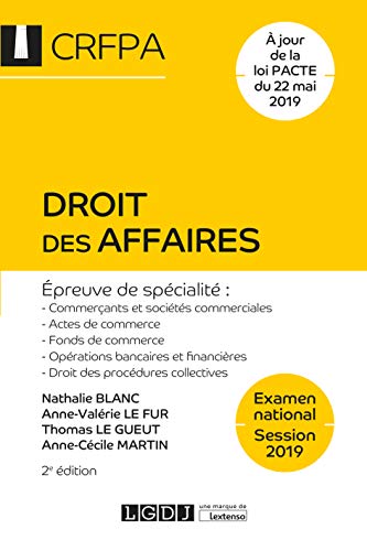 Stock image for Droit des affaires for sale by Ammareal