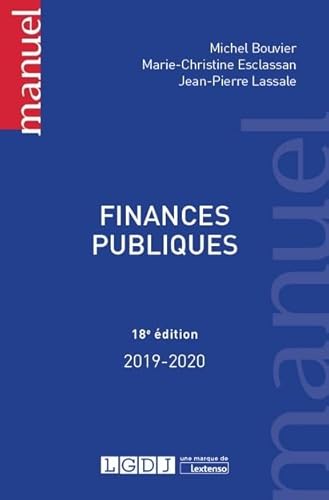 Stock image for Finances publiques (2019) for sale by Ammareal