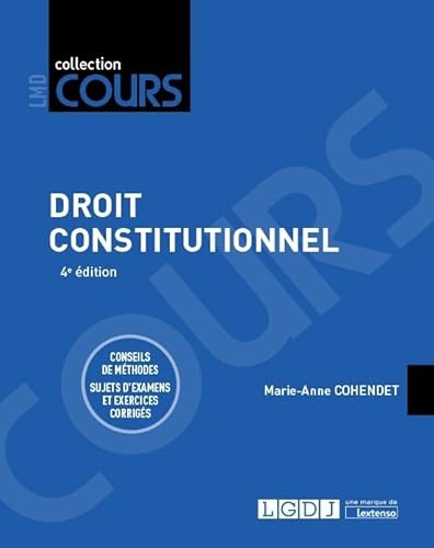 Beispielbild fr Droit constitutionnel (2019) Cohendet, Marie-Anne zum Verkauf von BIBLIO-NET