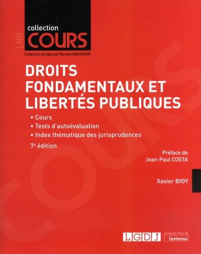 Beispielbild fr Droits fondamentaux et liberts publiques: Cours - Tests d'autovaluation - Index thmatique des jurisprudences (2022) zum Verkauf von medimops