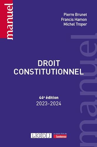 Stock image for Droit constitutionnel (dition 2023/2024) for sale by Chapitre.com : livres et presse ancienne