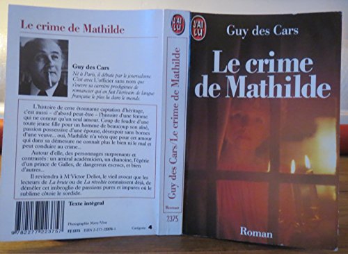 9782277021001: Crime de mathilde (Le)