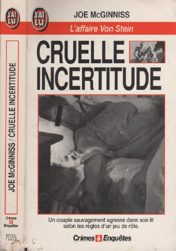 Imagen de archivo de Cruelle incertitude a la venta por Better World Books