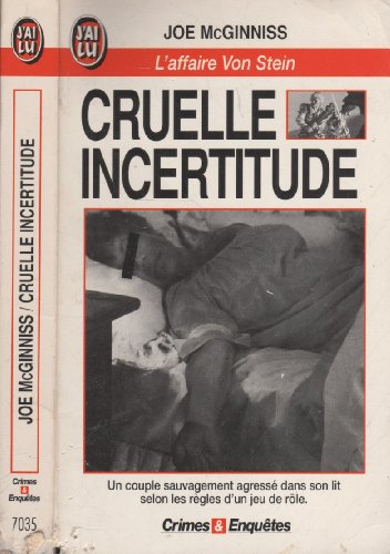 Stock image for Cruelle incertitude for sale by Better World Books