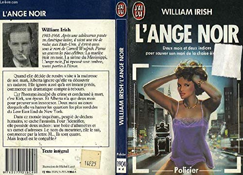 Beispielbild fr L'ange noir ** zum Verkauf von Librairie Th  la page