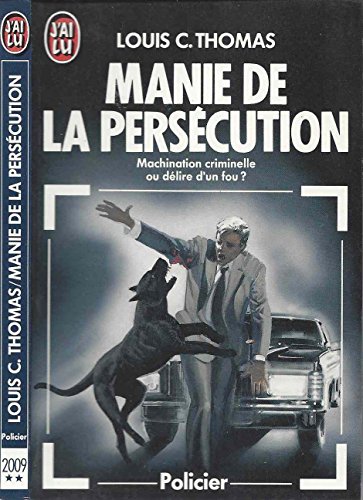 Beispielbild fr Manie de la pers cution zum Verkauf von Goldstone Books