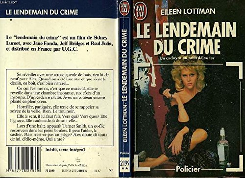 Imagen de archivo de Le lendemain du crime a la venta por Librairie Th  la page