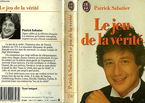 Beispielbild fr Le Jeu De La Vrit zum Verkauf von RECYCLIVRE