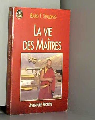 Beispielbild fr La Vie des matres zum Verkauf von Better World Books
