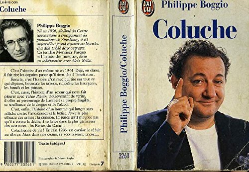 Coluche (Littérature Générale) - Boggio, Philippe