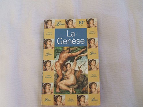 Stock image for LA GENESE for sale by GF Books, Inc.