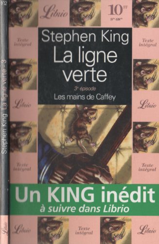 Stock image for Ligne verte t3- les mains de caffey (La) for sale by WorldofBooks