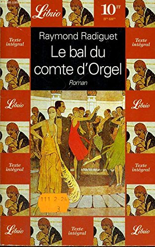 Stock image for LE BAL DU COMTE D'ORGEL for sale by AwesomeBooks