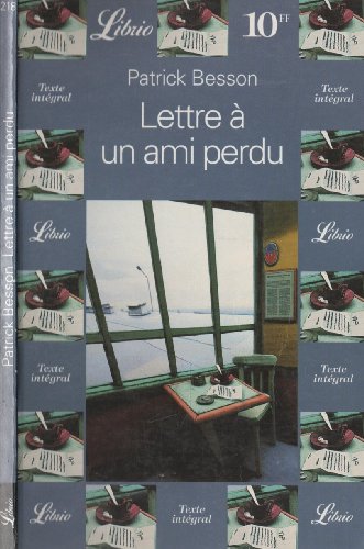 Beispielbild fr Lettre  un ami perdu zum Verkauf von Librairie Th  la page
